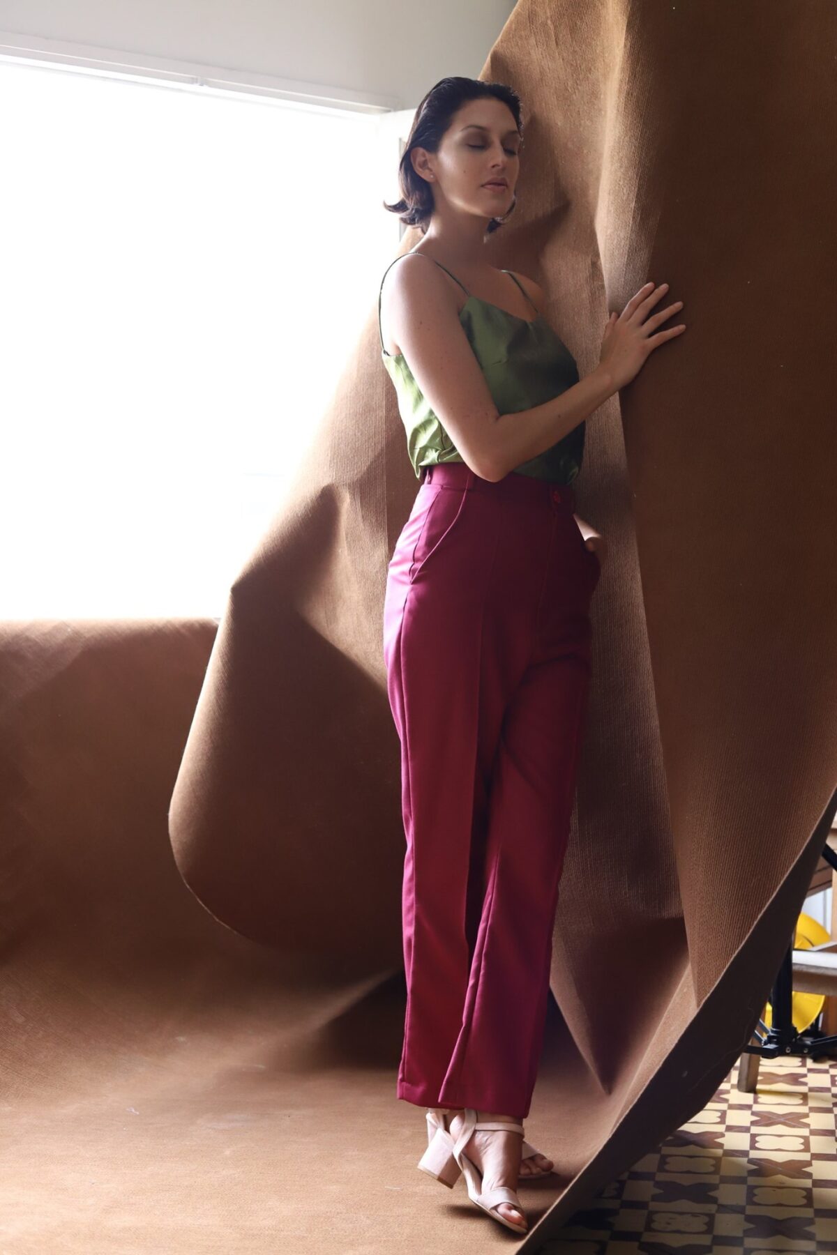 Pantalón flare Guindo - Imagen 3