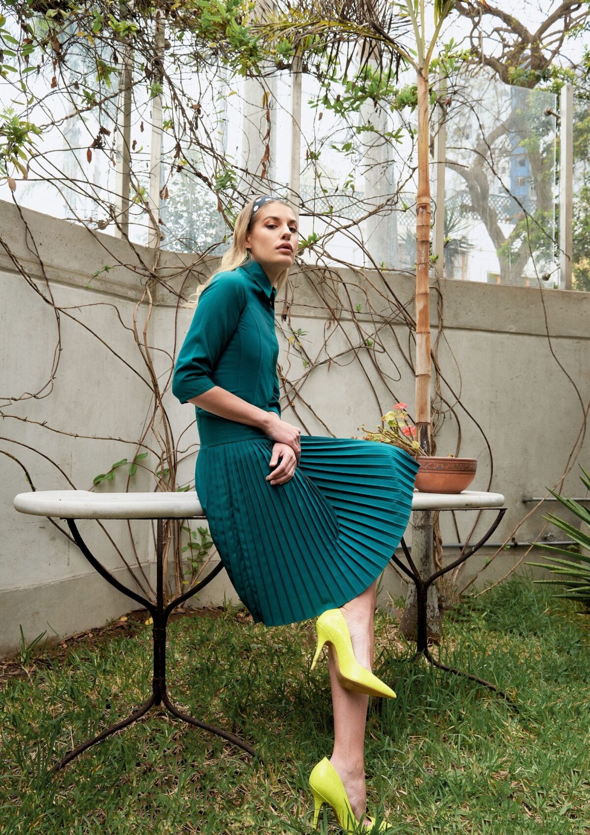 Vestido Plisado - Imagen 3