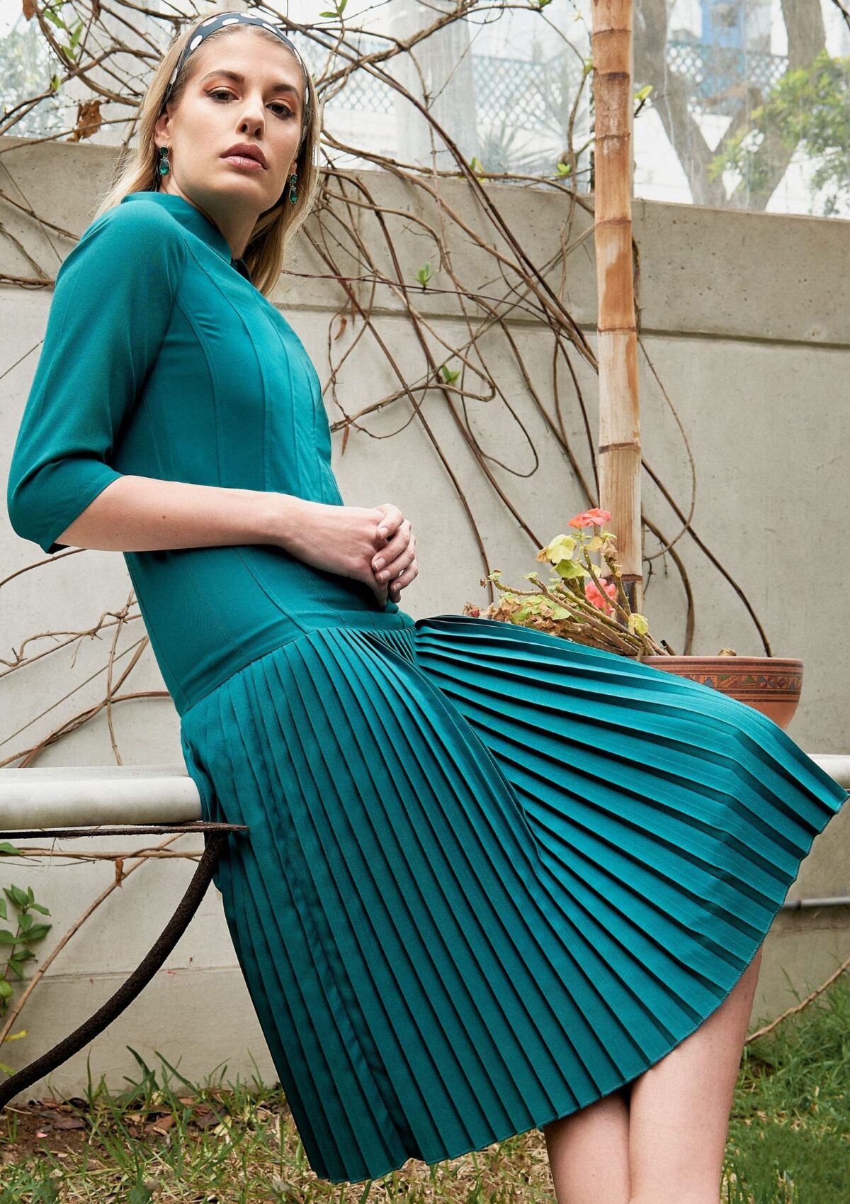 Vestido Plisado - Imagen 2
