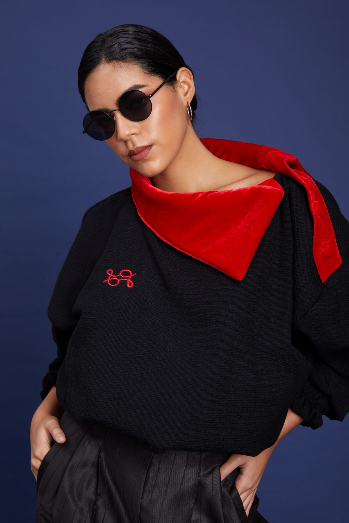 Bomber Sweatshirt Charlotte bayeta - Imagen 2