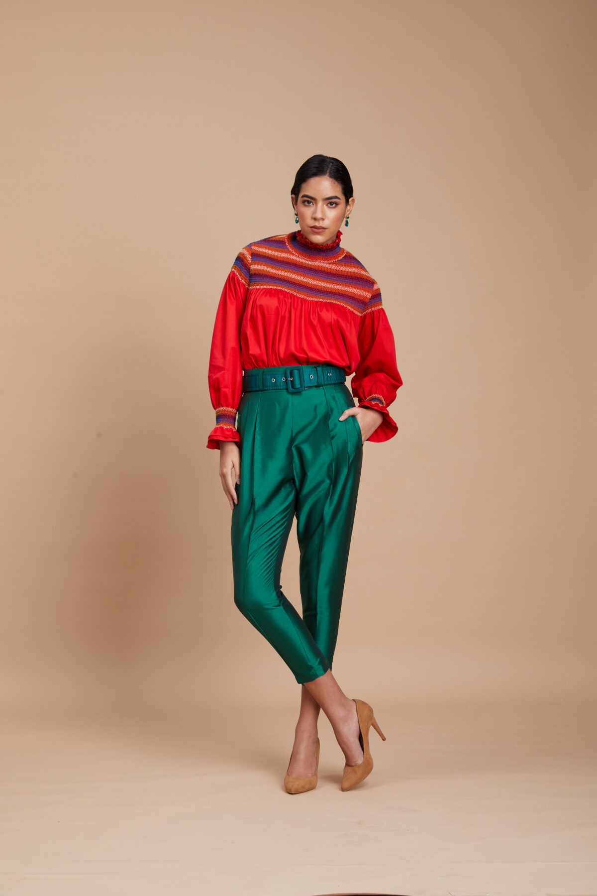 Pantalón Hortencia verde - Imagen 3