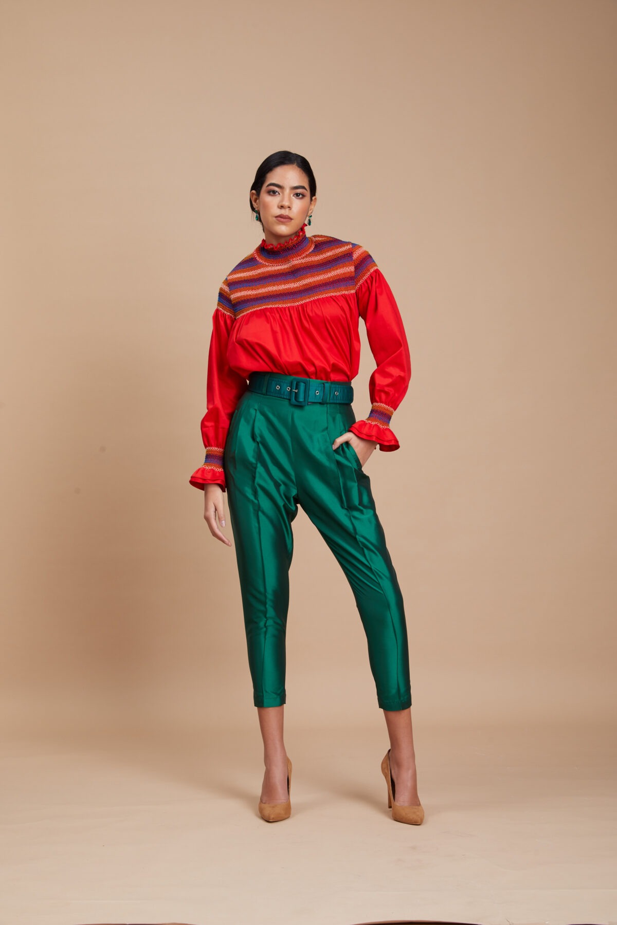 Pantalón Hortencia verde - Imagen 2