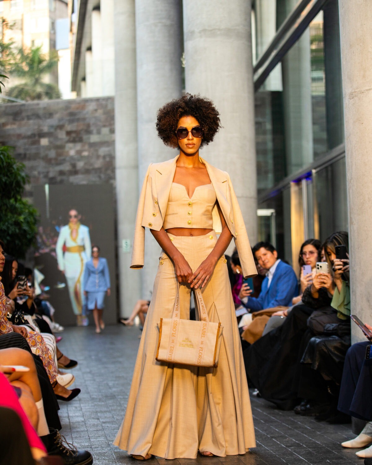 Maxi Palazzo Aqlla Camel
