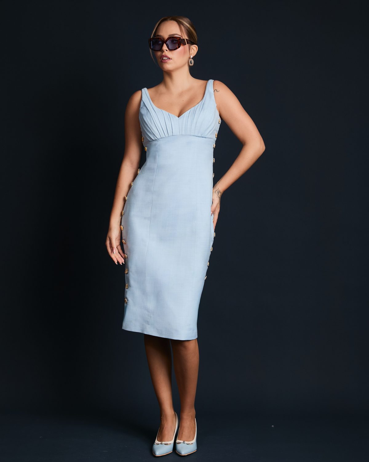 Vestido Urpi celeste