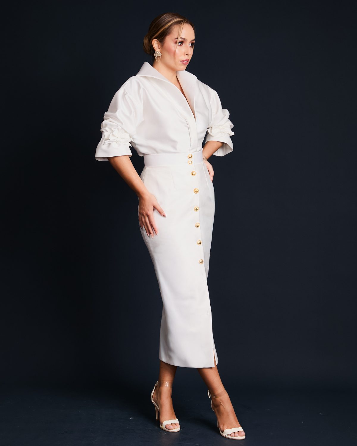 Maxi Falda Qoyllur ivory